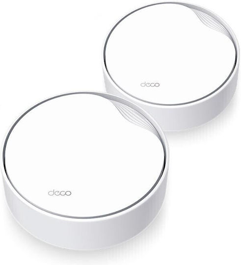 TP-LINK Deco X50 v1 WiFi Mesh Network Access Point Wi‑Fi 5 Dual Band (2.4 & 5GHz) σε Διπλό Kit