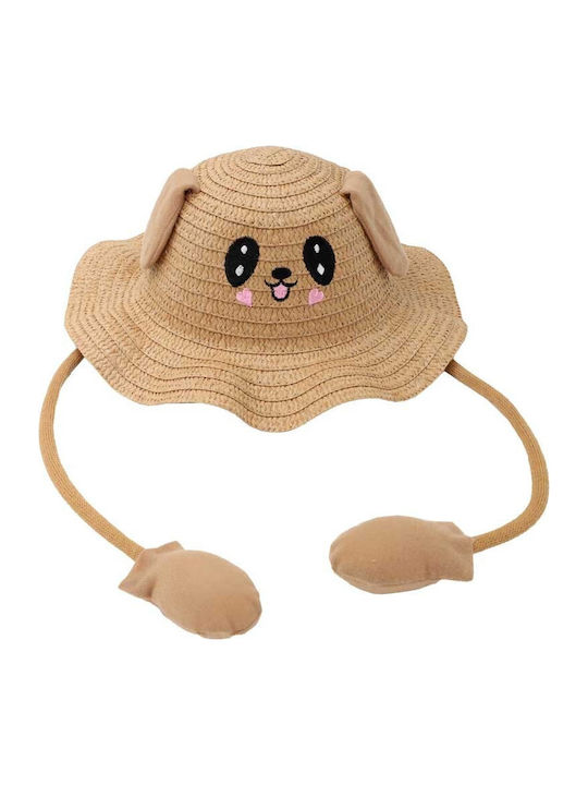 Aquablue Kids' Hat Straw Brown