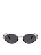 Pervedere Unisex Sunglasses with Gold Metallic Frame and Black Lens 4235-02