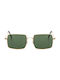 Ochelari de soare cu Aur Din metal Rame 01-9873-Gold-Olive