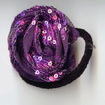 Hair Scrunchie Purple 1pcs