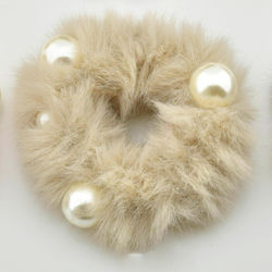 Scrunchie Εκρού