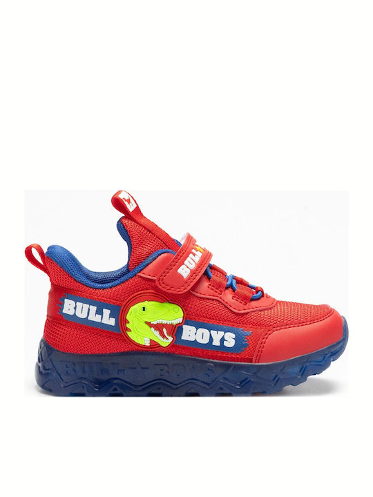 Kids Sneakers Anatomic with Scratch & Lights Red