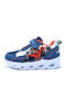 Kids Sneakers Anatomic with Scratch & Lights Blue