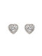 White Gold Earrings Rosette Eaxr24757s 14 Carat Earrings