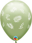 Set of 25 Balloons Latex Tropical Greenery