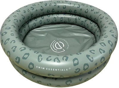 Swim Essentials Green Leopard Παιδική Πισίνα PVC Φουσκωτή 60x60εκ.