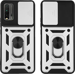 Sonique Back Cover Silicone / Plastic Silver (P...