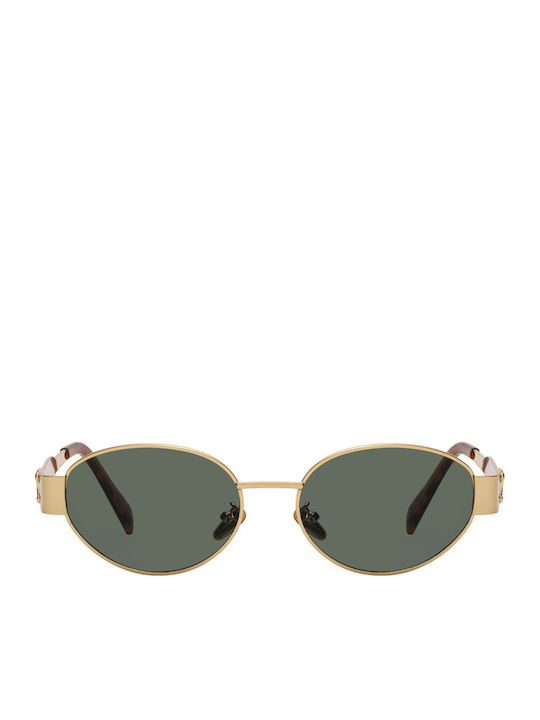Pervedere Unisex Sunglasses with Gold Metallic ...