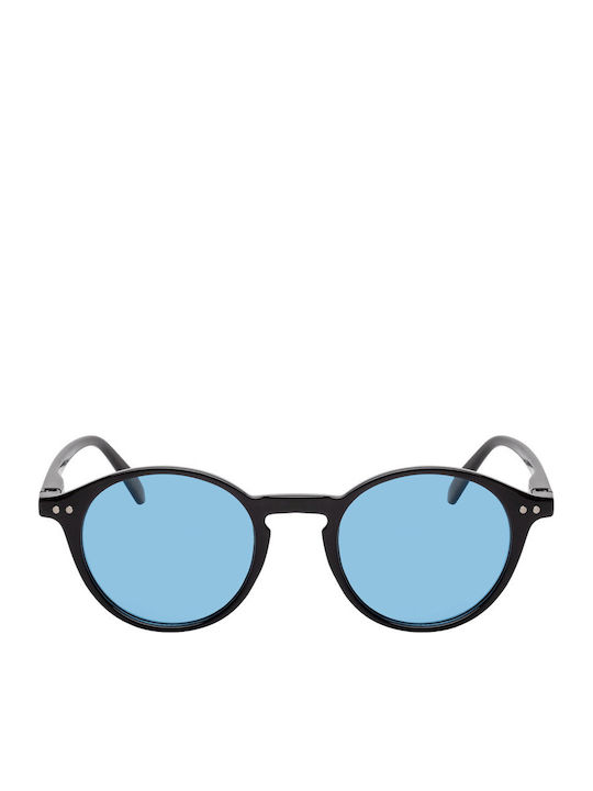 Spello Unisex Sunglasses with Black Horn-Rimmed...