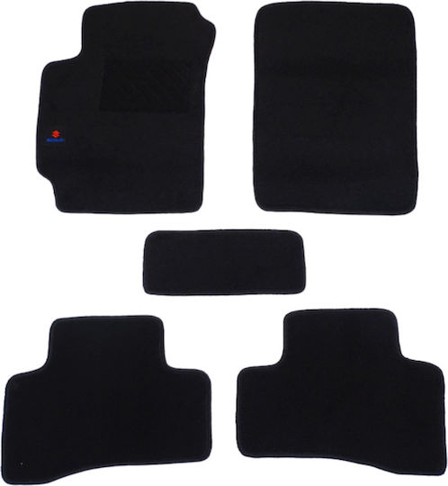 Autopataki Set of Front and Rear Mats 5pcs for Suzuki Grand Vitara 2005-2015 Black