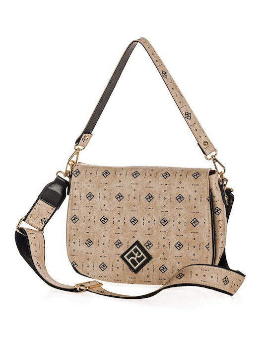 Pierro Accessories Γυναικεία Τσάντα Ώμου Μπεζ
