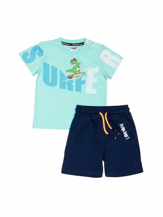 Sprint Kinder Set mit Hose Sommer 2Stück Mint