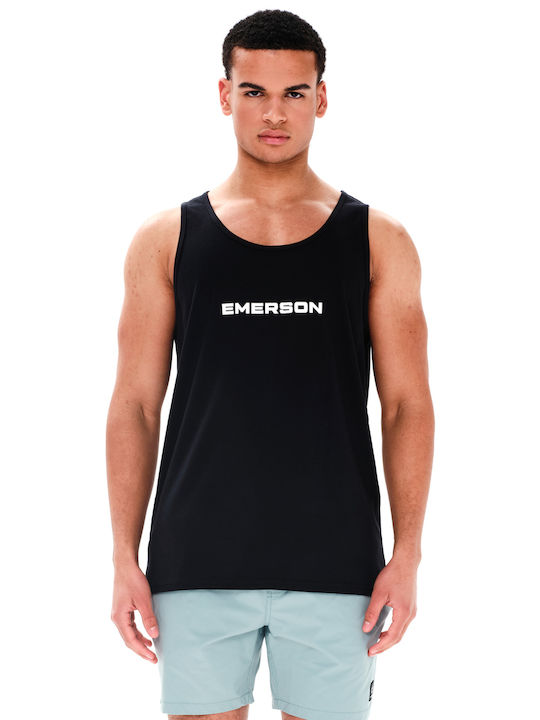 Emerson Herren T-Shirt Kurzarm Schwarz