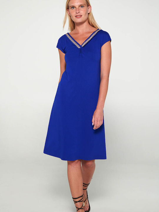 Vamp Dress Blue Lapis