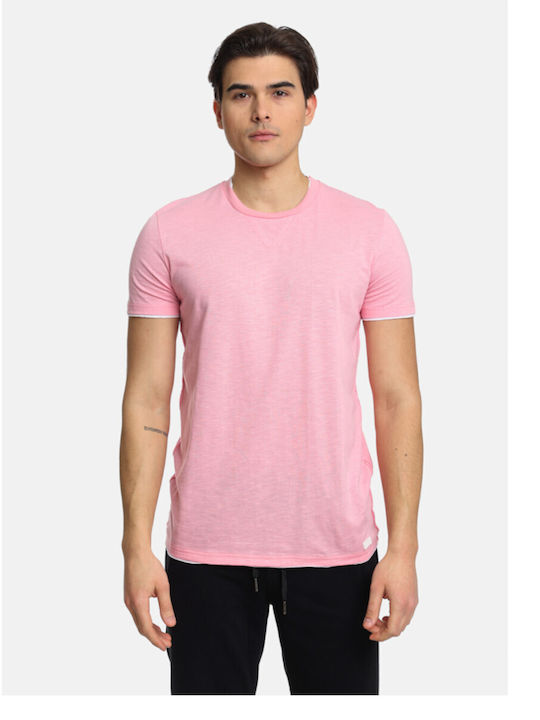 Paco & Co Men's Short Sleeve T-shirt Pink