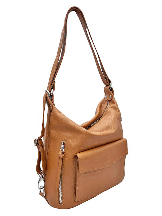 Savil Leather Women's Bag Backpack Tabac Brown