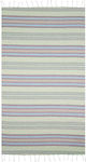 Aquablue Beach Towel Cotton with Fringes 180x90cm.