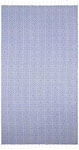 Aquablue Beach Towel Cotton with Fringes 180x90cm.