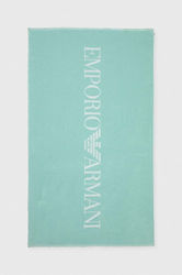 Emporio Armani Beach Towel Cotton Green 180x100cm.