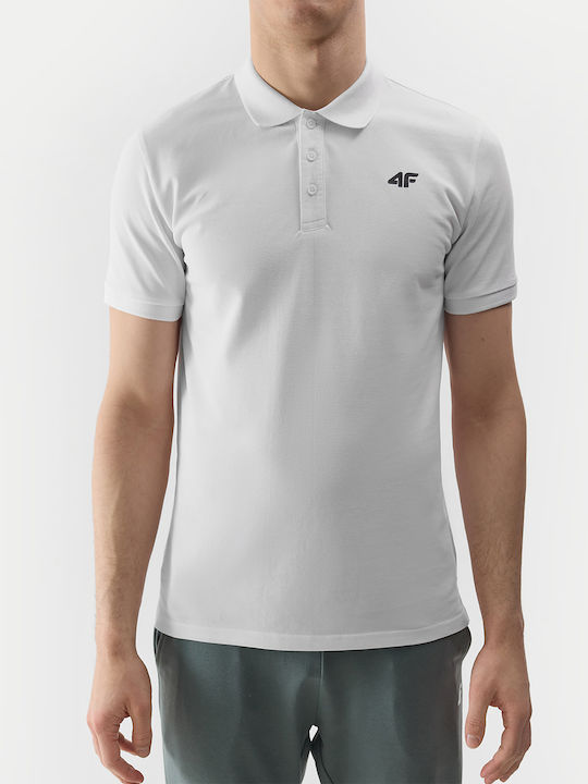 4F Polo Tricou Alb