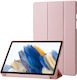 Samsung Galaxy Tab A9 X110/x115 - Dreifach-Falt-Flip-Cover Dreifache Unterstützung Fall, sturzsicher, aus Pu-Leder - Gold Rose (oem)