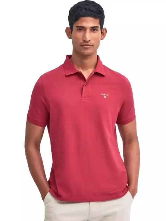 Barbour Herren Shirt Polo Rot