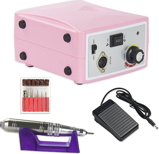 Nail Drill Power 35W Pink with Pedal