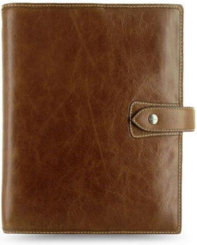 Filofax Organiser A5 Malden Daily Agendas Brown