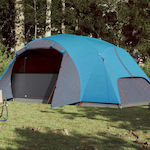 vidaXL Campingzelt Blau für 8 Personen 190x430x195cm