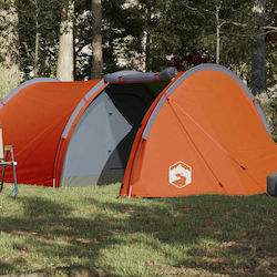 vidaXL Campingzelt Tunnel Orange für 4 Personen 98x170x106cm