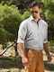 Pantaloni Chino Elastic Tabac Brown