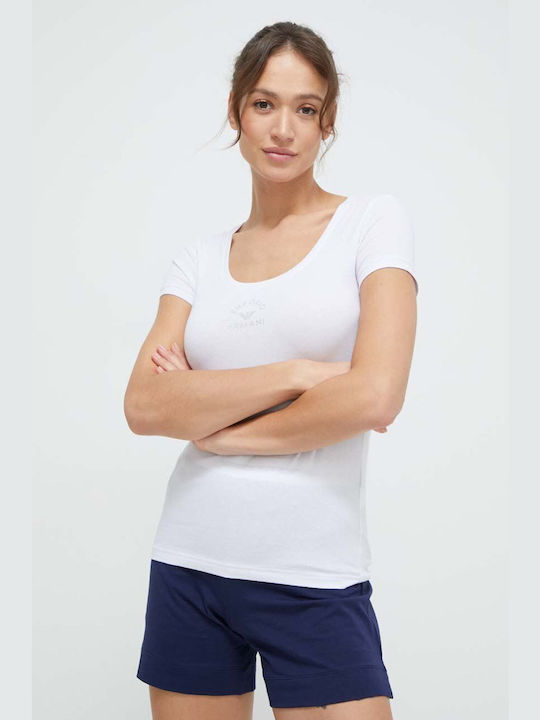 Emporio Armani Feminin Tricou White