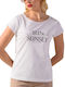 Derpouli Femeie Tricou White