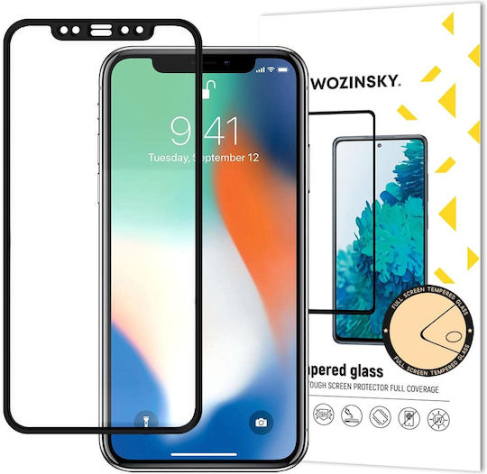 Wozinsky Super Tough Full Glue Full Face Tempered Glass Μαύρο (iPhone 11 Pro Max / XS Max)