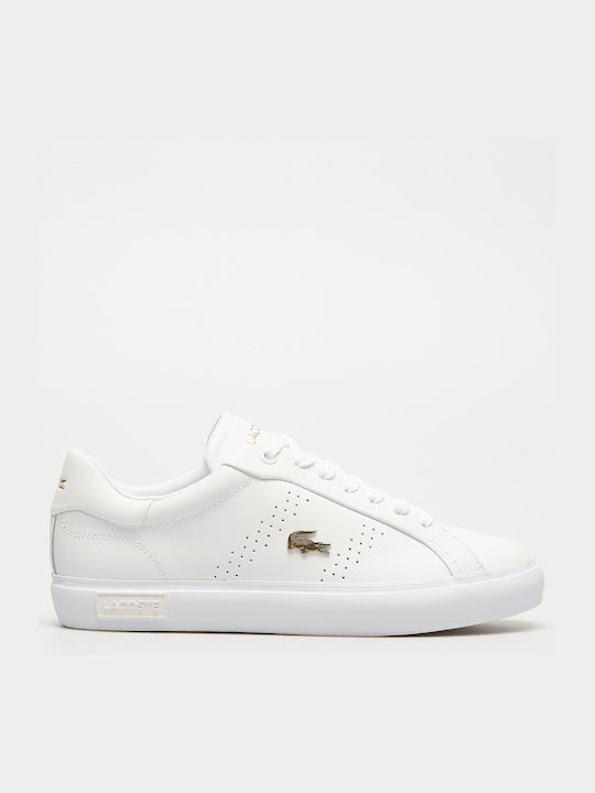 Lacoste Powercourt 2.0 Γυναικεία Sneakers Λευκό