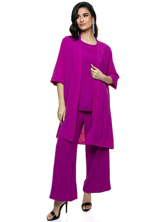 RichgirlBoudoir Women's Purple Set with Trousers