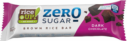 RiceUp Zero Sugar Енергийно Барче с Черен Шоколад Без Добавена Захар 18гр