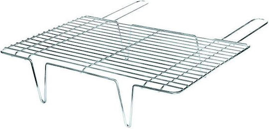 Biofan BBQ Grillrost Chrom mit Beinen 80cmx40cmcm