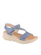 Women's Flat Sandals Anatomic in Blue Color