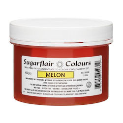 Χρώμα Πάστα Κίτρινο Melon 400gr Sugarflair