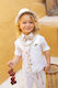 Bambolino Baptism Suit with Vest for Boys Filippos White 6 Pieces