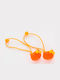 Kids Hair Tie Kitty Orange