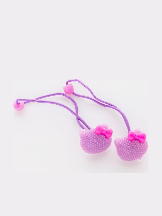 Elastic Copii Kitty Violet