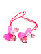 Kids Hair Tie Rabbit Fuchsia