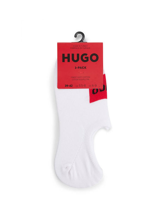 Hugo Boss Ανδρικές Κάλτσες Λευκές 3Pack