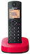 Panasonic KX-TGC310 Cordless Phone Black / Red