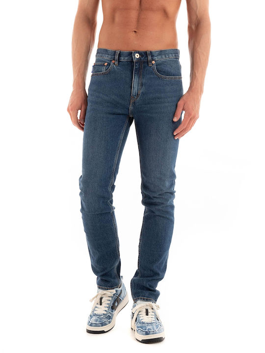 Hugo Boss Ανδρικό Παντελόνι Τζιν σε Slim Εφαρμογή Μπλε