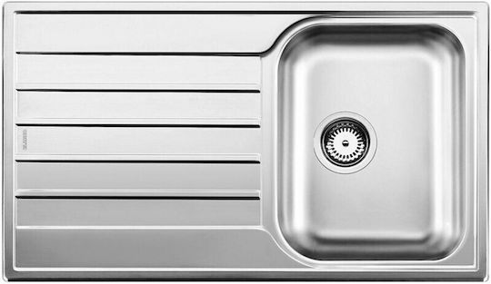 Blanco 45 S Drop-In Кухненски Мивка Inox Дължина 86xШирина 50см Сребрист