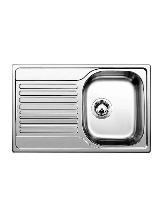 Blanco Tipo 45 S Compact 513441 Drop-In Мивка Inox Ш78xД50см Сив